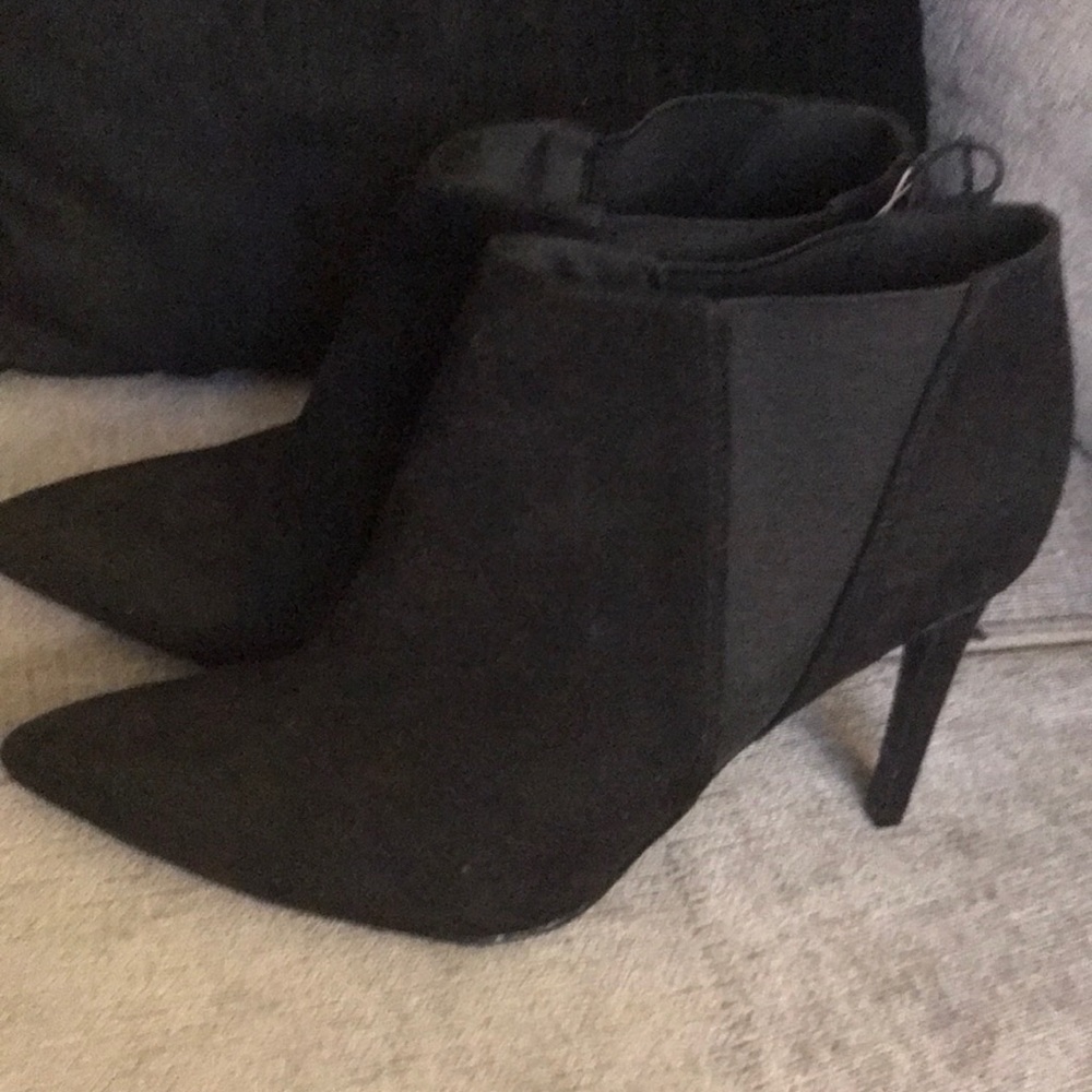 Pointed toe booties